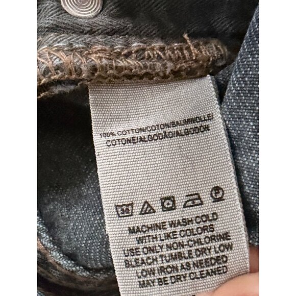 We The Free Jeans Womens Size 31 High-Rise Straight Button Fly‎ Blue Denim - Picture 5 of 11